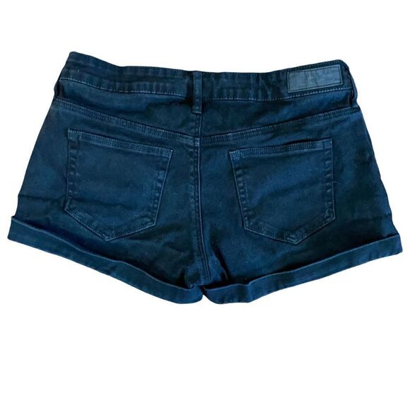 MNG by Mango Black Denim Shorts - 4 - Picture 2 of 4